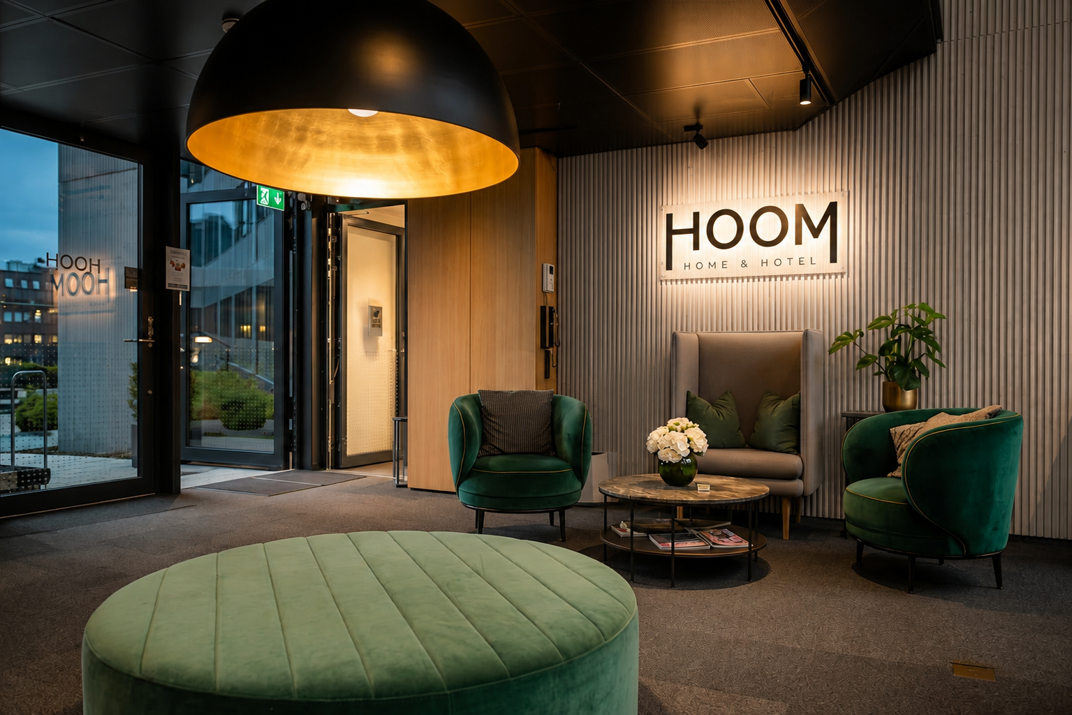 Receptionen på HOOM